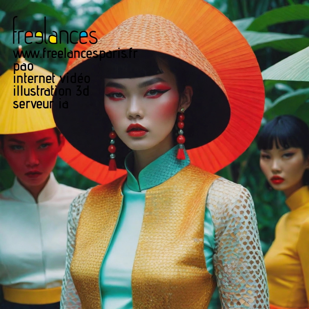 Pao mise en page internet vidéo illustration 3d serveur IA générative AI freelance paris studio de création magazines lhe95ey0